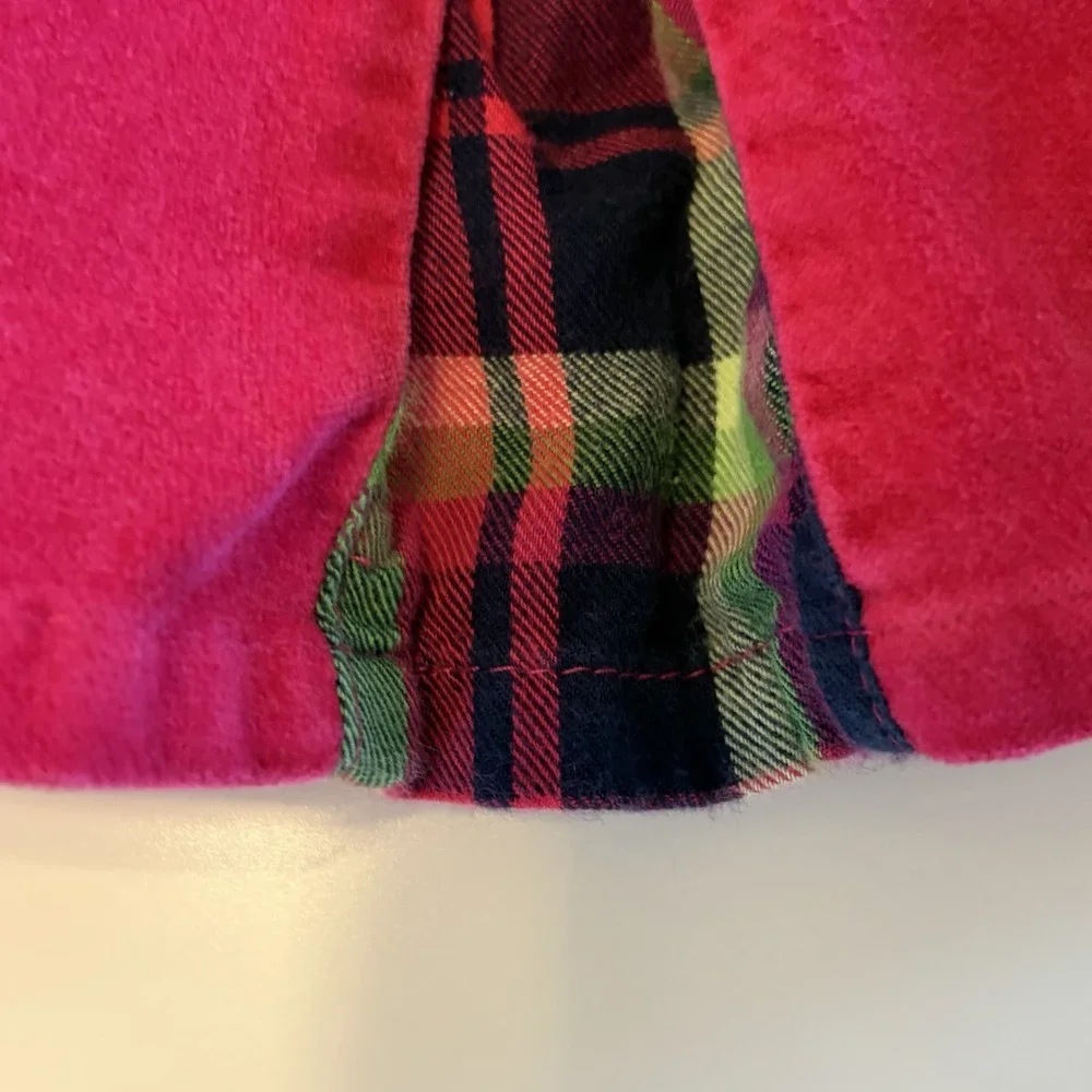Baby Gap Vintage Y2K Velvet Dress Pink Girls Size 12-18 Months Preppy Pleated